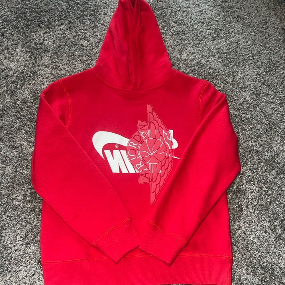 Red Jordan hoodie